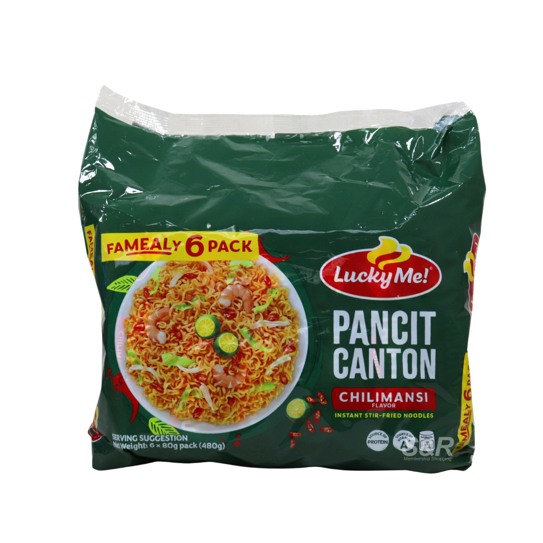 Lucky Me! 6-pack ChiliMansi Pancit Canton